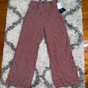 NWT Multicolor Houndstooth Palazzo Pants